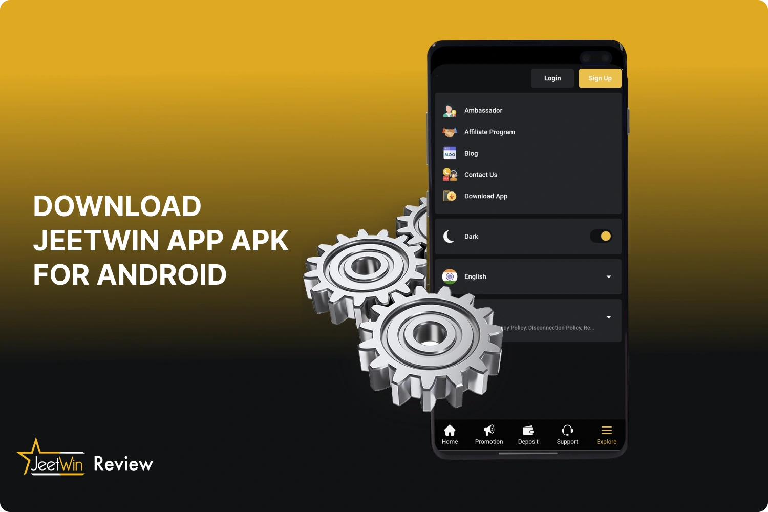 Download the Jeetwin mobile app apk for Android from the platform's official website in India