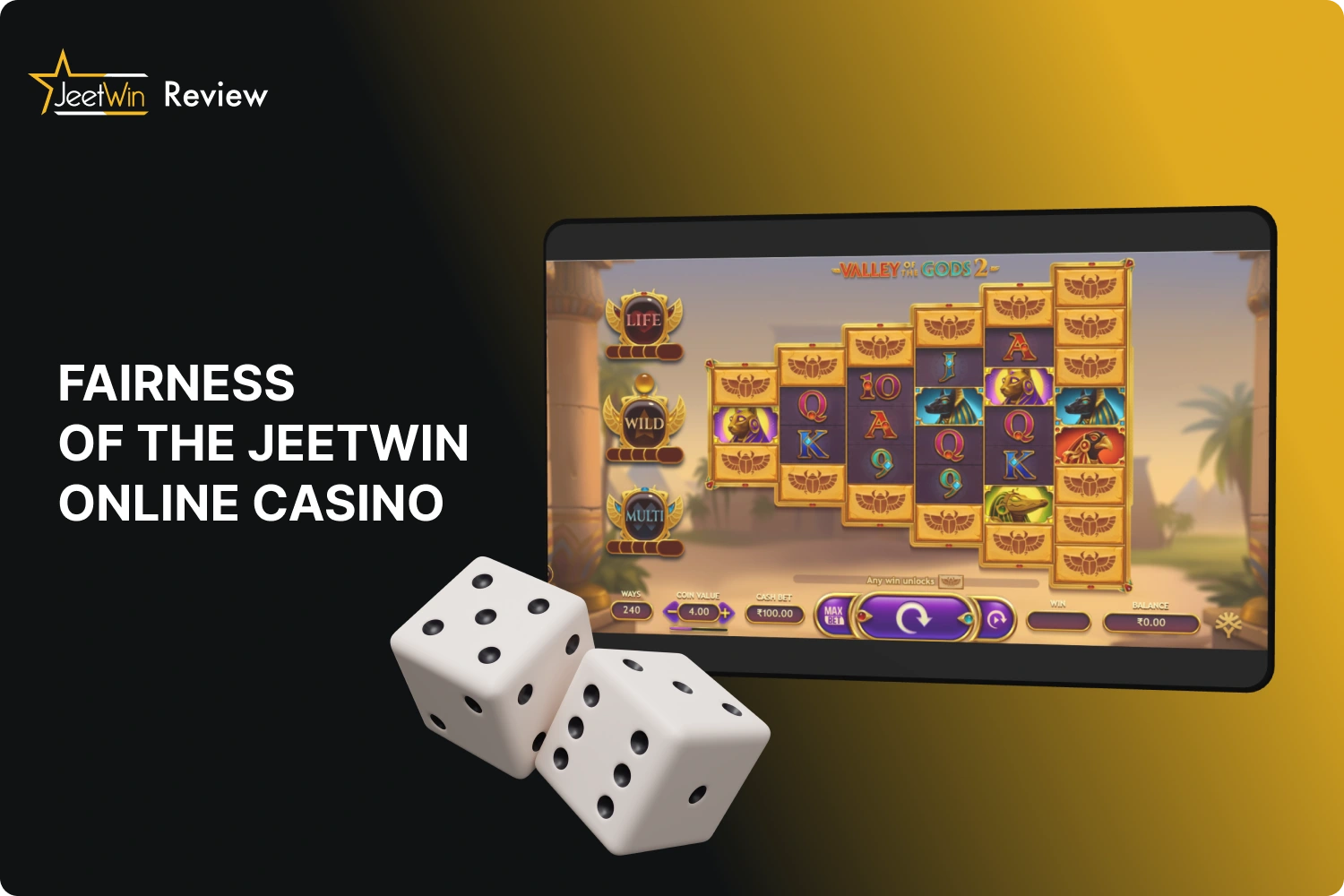 Jeetwin कैसीनो भारत में उपयोगकर्ताओं को विश्वसनीय और सुरक्षित गेमिंग वेबसाइट प्रदान करता है
